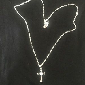 Silver Cross Necklace